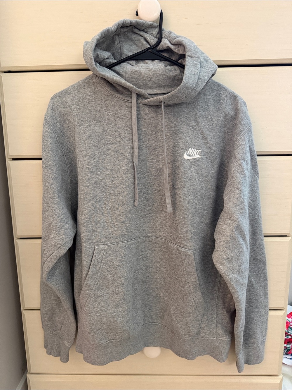 Nike Gray Hooded Pullover Sweatshirt
